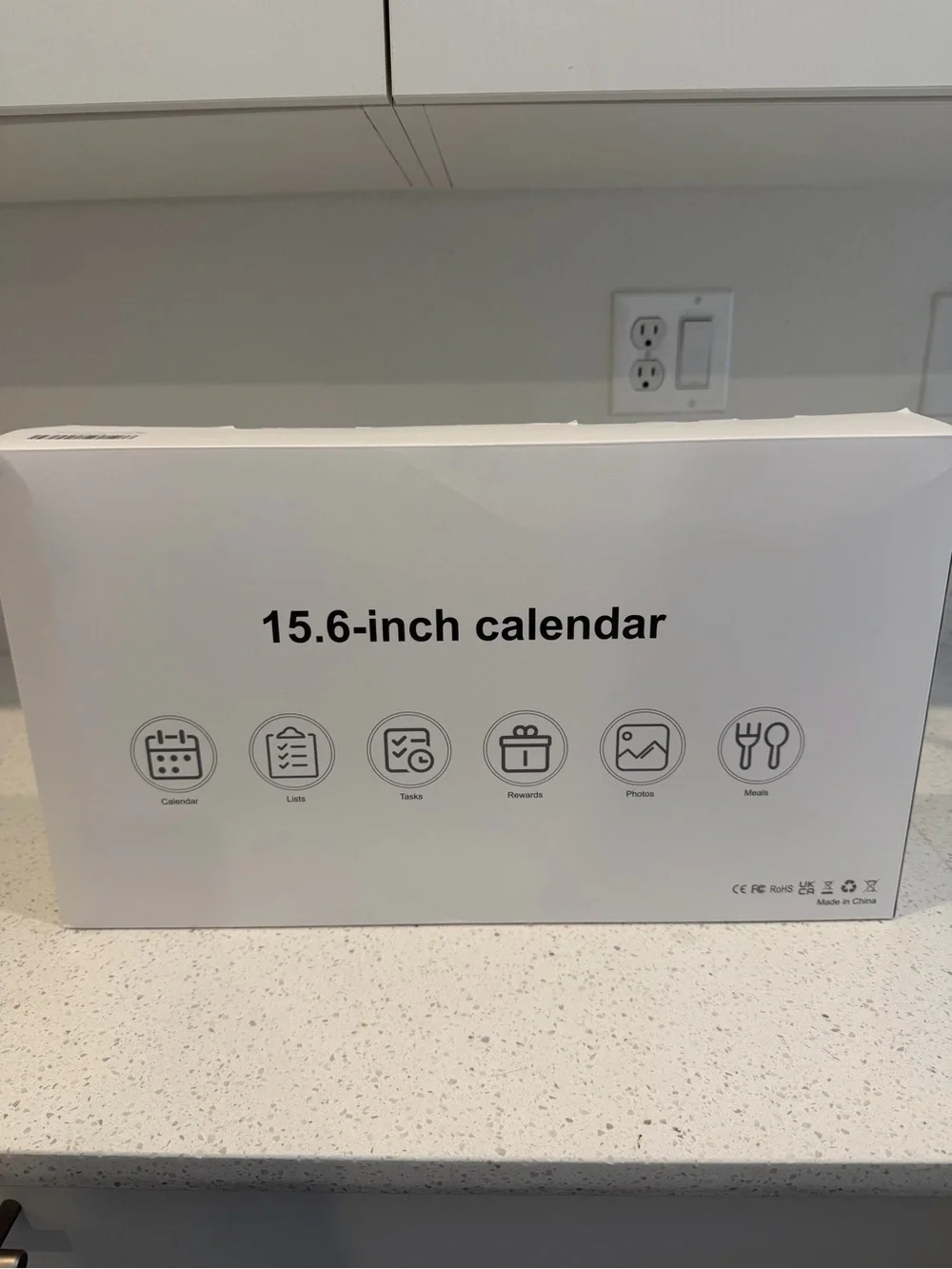 15.6-inch Calendar Display - White